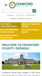 Mobile Screenshot of crawfordcountyga.org