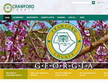Tablet Screenshot of crawfordcountyga.org